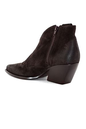 Texan Dark Brown Suede Ankle Boots ELENA IACHI | E2004EBANO